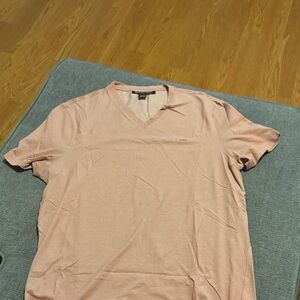 Michael Kors Light Pink V-Neck Tee